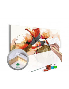 Peinture par numéro Caballos pour adultes - Kit créatif numero d'art Bimago