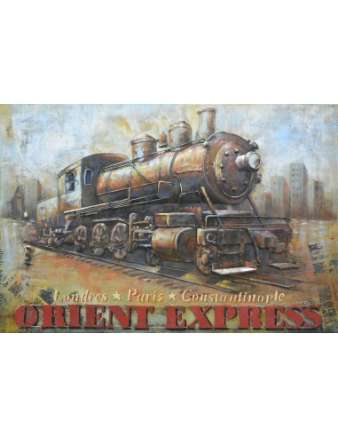 TABLEAU METAL relief - Orient Express