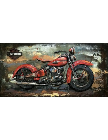 TABLEAU METAL relief - MOTO COLLECTOR